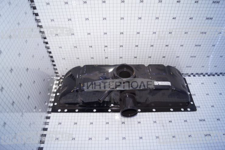 Бак радиатора МТЗ-1221 верхний (латунь) 4-рядная сердцевина (Орен.рад)