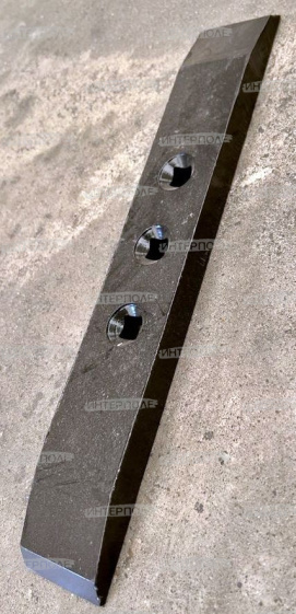 Долото L=380 мм S=55 мм Бор.сталь двухстороннее ( ПЧ-2,5 ПЧ-4,5 ПЧ-6) МЕХТЕХ