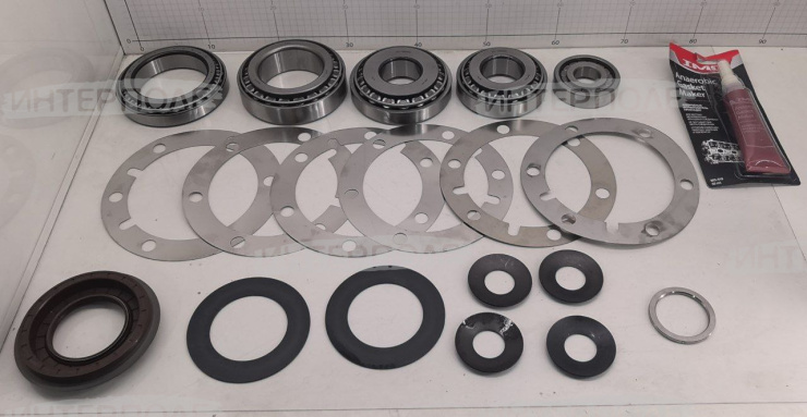 Комплект уплотнений и подшипников дифференциала (Бюлер) 