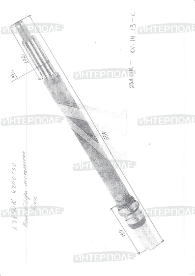 Вал отбора мощности (L=534мм) ДОН-680 (ПАО Автодизель)