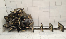 Транспортер зернового элеватора цепной L-4028 мм нижнего 1-4-200х100-152-5600-26 АКРОС (26 скребков) - CHOHO